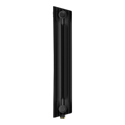 Биметаллический секционный радиатор отопления Royal Thermo Pianoforte Noir Sable 500 / 4 секции нижнее правое подключение