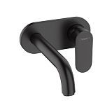 Встраиваемый смеситель Hansgrohe Vernis Blend настенный для раковины (внешняя часть), черный
