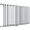 Стальной трубчатый радиатор отопления Rommer RST 2100/12 боковое подключение RAL9016