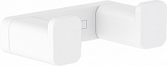 Двойной крючок Hansgrohe AddStoris матовый белый 41755700