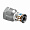 Штуцер Uponor S-Press PLUS 16 x 1/2 ВР, 10 бар, латунь
