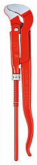 Трубный ключ KNIPEX 1/2 , S-образные тонкие губки, d35 мм (1 1/2 ), 245 мм, Cr-V