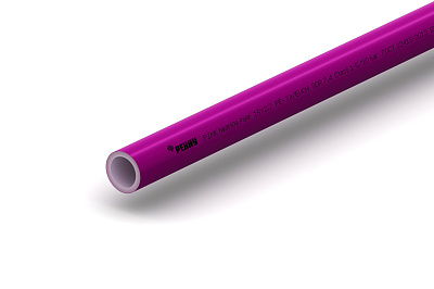 Труба РЕХАУ PINK из сшитого полиэтилена PE-Xa с кислородозащитным слоем, 16х2,2 мм