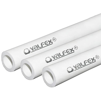 Труба полипропиленовая Valfex SDR 11 PN 10 D160х14,6 мм, 4м БЕЛАЯ