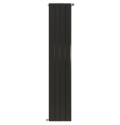 Алюминиевый секционный радиатор отопления Stout Sebino 2000 / 4 секции (черный)