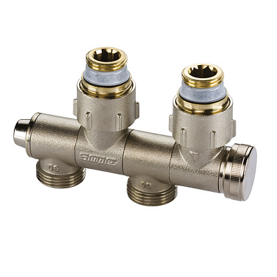 Узел нижнего подключения Flamco U1 c функцией отсечки, слива и заполнения
