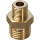 Ниппель переходной Stout 3/8 X1/4 наружная резьба, латунь