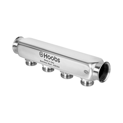 Коллектор HOOBS , без регулировки, 1 х 3/4 -8 вых .