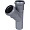 Тройник Sinikon D50x50x45 град., 508013.R