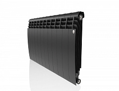 Биметаллический секционный радиатор отопления Royal Thermo Biliner Noir Sable 500 / 12 секций