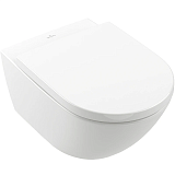 Унитаз подвесной Villeroy and Boch Subway 3.0 4670TS01 (с крышкой SoftClose)