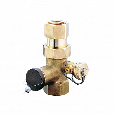 Колпачковый клапан с пломбировочным устройством Oventrop Expa-Con, 1089052