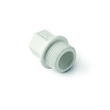 Заглушка полипропиленовая PRO AQUA PP-R резьбовая белая 25 (3/4), арт.PA15510P