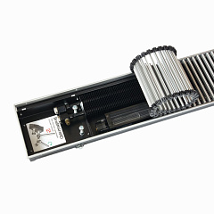 Внутрипольный конвектор с вентилятором KVZ Vent 300-70-1800-2V