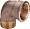 Отвод Viega 90 бронза Rp-резьба 3092 1/4 x 1/4 318000