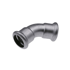 Отвод KAN-therm пресс INOX нерж. двухраструбный 45 15х15