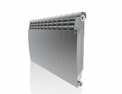 Биметаллический секционный радиатор отопления Royal Thermo Biliner Satin Silver 500 / 12 секций