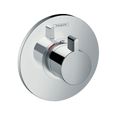 Встраиваемый смеситель Hansgrohe Ecostat S Highflow термостатический для душа (внешняя часть), хром