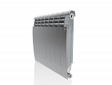 Биметаллический секционный радиатор отопления Royal Thermo Biliner Satin Silver 500 / 8 секций