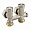 Запорный клапан Danfoss RLV-K - G 3/4 A x G 3/4 A, угловой