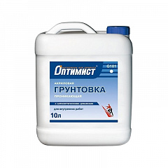 Грунтовка Оптимист G101 для внутренних работ (5л)