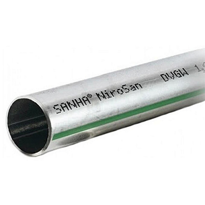 Труба Sanha NiroSan ECO из нержавеющей стали, 54x1,2, штанги 6 м
