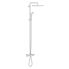 Душевая система Grohe Tempesta Cosmopolitan 250 с термостатом и изливом, хром