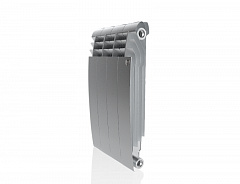 Биметаллический секционный радиатор отопления Royal Thermo Biliner Satin Silver 500 / 1 секция