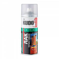 Лак Kudo KU-9006 аэрозольный термостойкий (0,52л)