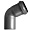 Отвод Sinikon D40x67 град., вн.канализация, 504019.R