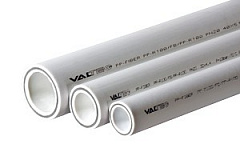Полипропиленовая труба VALTEC армированная стекловолокном PP-FIBER PN 25, VTp.700.FB25.32, 32 x 5,4 мм