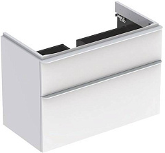 Тумба под раковину Geberit Smyle Square 88x61 белый 500.354.00.1