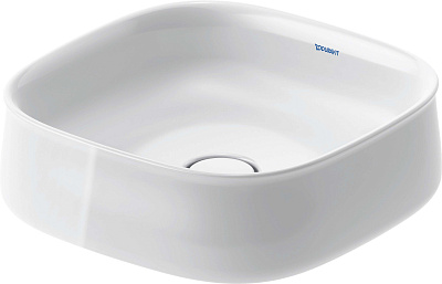 Раковина накладная Duravit Zencha 42x42см белая