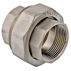 Муфта разъемная VALTEC 1/2 внутренняя, никелированная латунь