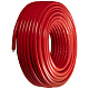 Труба из сшитого полиэтилена (PE-Xa) Usystems Radi Pipe PN10 20x2,8 в теплоизоляции 6 мм красной, бухта 50 м
