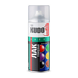 Лак Kudo KU-9002 аэрозольный акриловый универсальный глянцевый (0,52л)