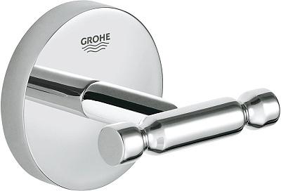 Двойной крючок Grohe BauCosmopolitan для ванной хром 40461001