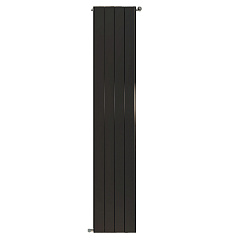 Алюминиевый секционный радиатор отопления Stout Sebino 1800 / 4 секции (черный)