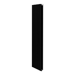Стальной трубчатый радиатор отопления Royal Thermo Shift Q30 VC2180 - 04 секции RAL9005m (черный)