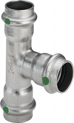 Тройник Viega 35 х 35 х 35 мм, Sanpress Inox, модель 2318