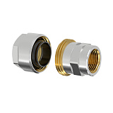 Фитинг резьбовой латунный Flamco Plus для стальных труб 3/4х3/4 ВР, DVGW