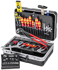Набор инструментов KNIPEX Vision27 чемодан инструментальный для сантехники, 52 пр.
