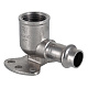 Водорозетка VALTEC из нержавеющей стали, 15 x 1/2