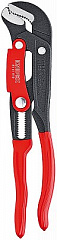 Трубный ключ KNIPEX 1 , S-образные тонкие губки, с быстрой регулировкой, 42 мм (1 5/8 ), L-330 мм, серый, Cr-V