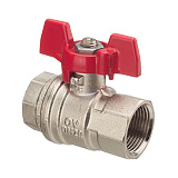 Кран шаровой Oventrop Optibal DN 20, ВР-ВР, рукоятка бабочка