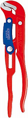 Трубный ключ KNIPEX 1 1/2 , S-образные тонкие губки, с быстрой регулировкой, d60 мм (2 3/8 ), 420 мм, красный, Cr-V