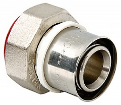 Cоединитель пресс с накидной гайкой VALTEC 32х1 1/4, VTm.222.N.003207