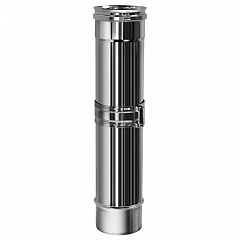 Труба телескопическая Вулкан VHR d104, L = 250 мм, AISI 304 (зеркальная)