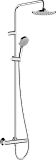 Душевая система Hansgrohe Showerpipe 200 1jet с термостатом Vernis Blend, хром 26276000
