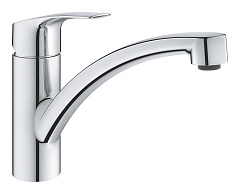 Смеситель для кухни Grohe Eurosmart однорычажный, низкий излив, хром 33281003